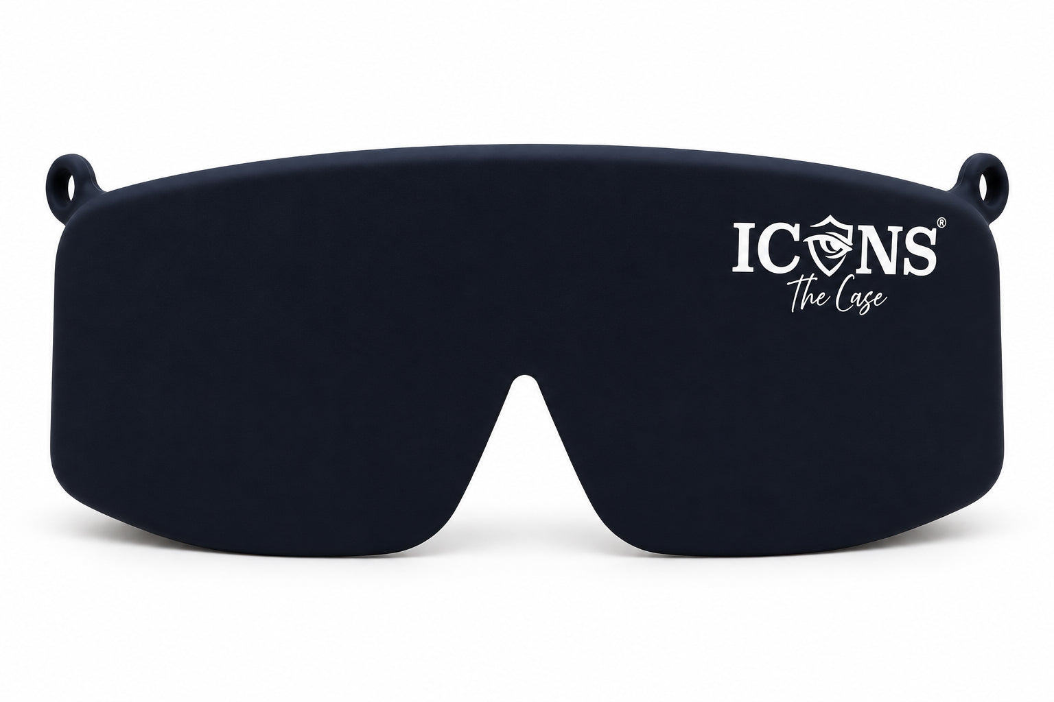 Icons logo printed on the curved Sports case