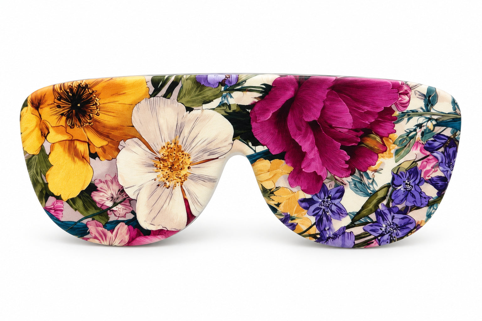 Flower printed Icons glasses case