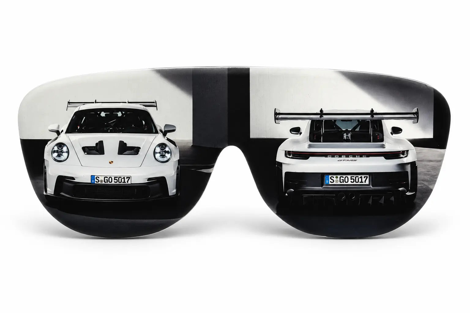 Porsche GT3 RS Front and Rear printed Icons glasses case